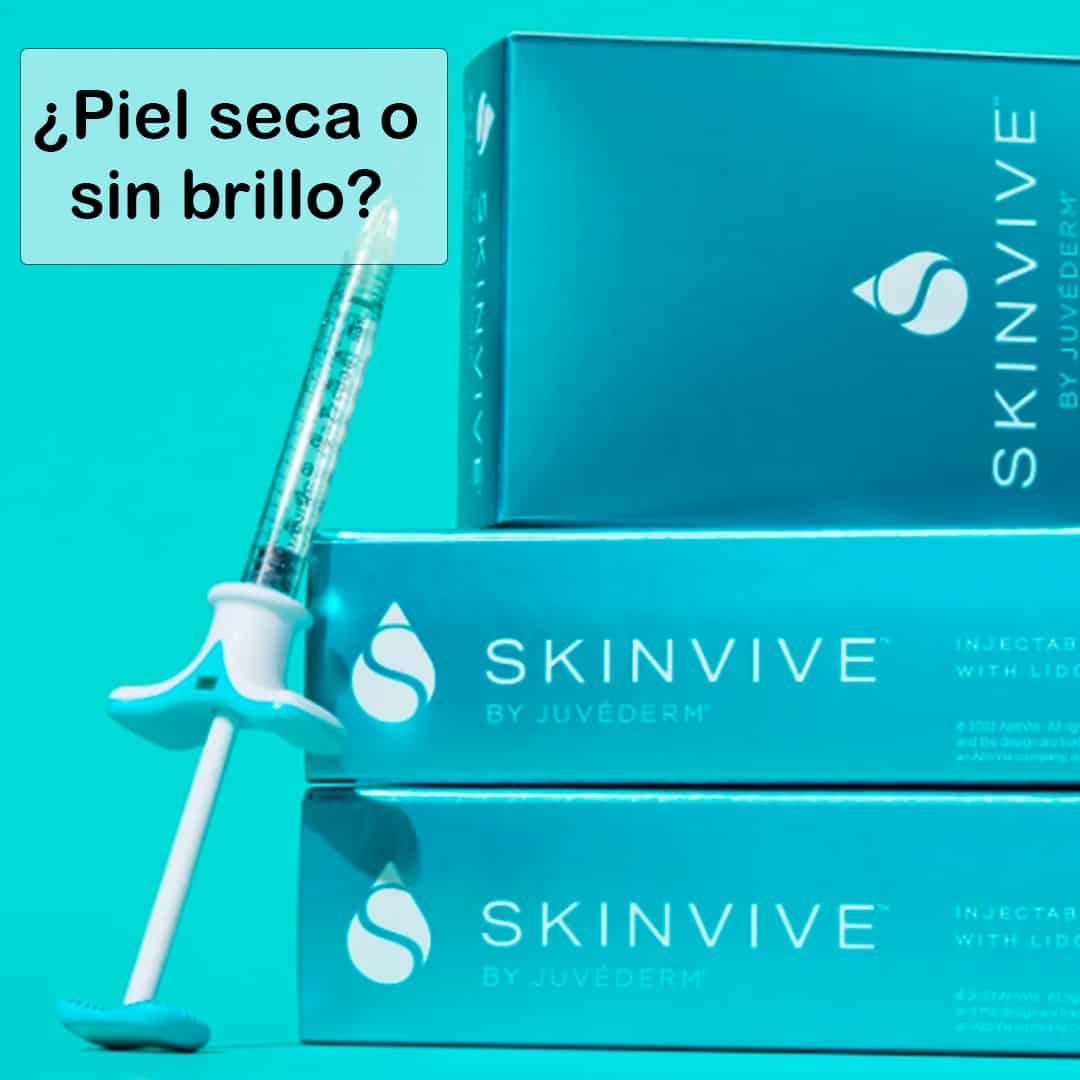Skinvive te da hidratación de 6 meses en 15 min.